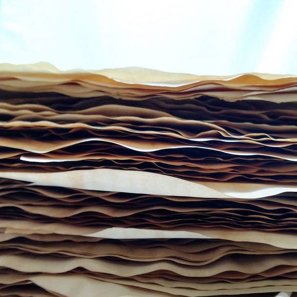 25 Tea Stained 11"x17" Dyed Papers, Hand Dyed Papers, Junk Journal Supply - Picture 6 of 10